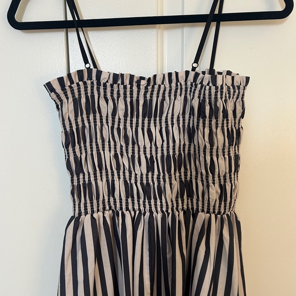 Amazon Black and White Striped Maxi Dress - Picture 2 of 3